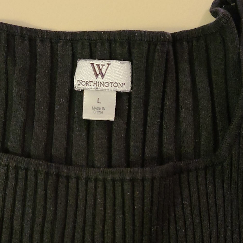 Worthington Sweaters (2), Black and Ivory. - Picture 3 of 9